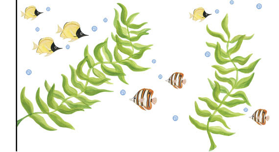 Seaweed Wall Decals - Murals